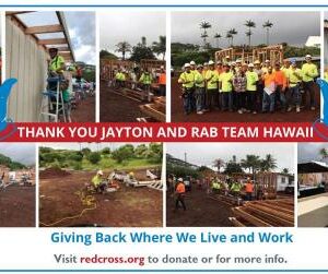 News: HARD HATS OFF to RAB TEAM HAWAII