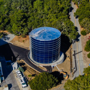 College of San Mateo Water Tank